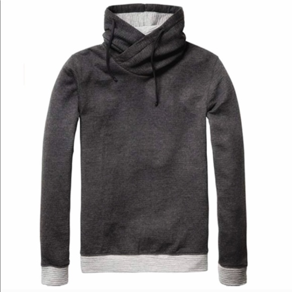 Scotch & Soda Other - Scotch & Soda Twisted Neck Hoodie - Large